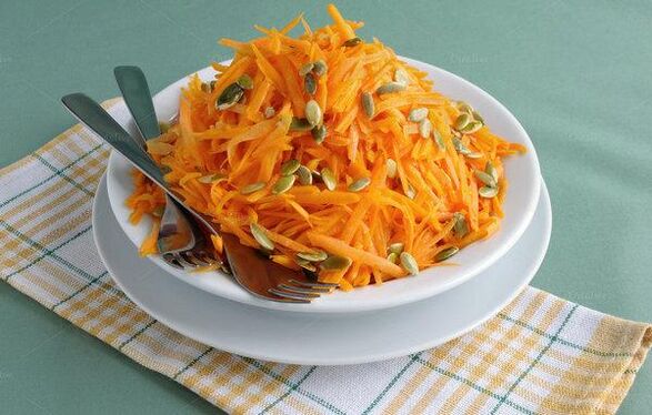 Autumn salad made from pumpkin seeds helps against prostatitis